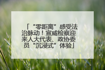 “零距离”感受法治脉动！宣威检察迎来人大代表、政协委员“沉浸式”体验