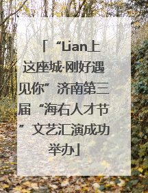 “Lian上这座城·刚好遇见你”济南第三届“海右人才节”文艺汇演成功举办