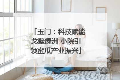 玉门：科技赋能戈壁绿洲 小院引领蜜瓜产业振兴
