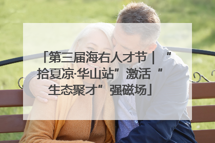 第三届海右人才节｜“拾夏凉·华山站”激活“生态聚才”强磁场