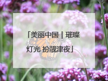 美丽中国｜璀璨灯光 扮靓津夜