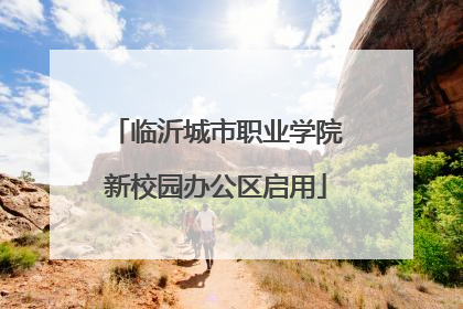 临沂城市职业学院新校园办公区启用