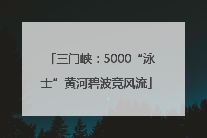 三门峡：5000“泳士”黄河碧波竞风流