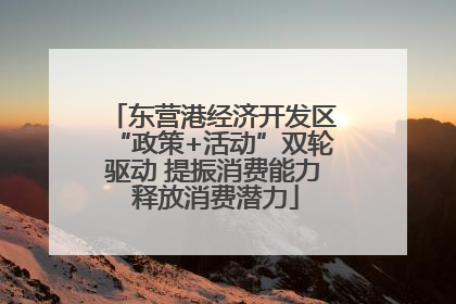 东营港经济开发区“政策+活动”双轮驱动 提振消费能力 释放消费潜力