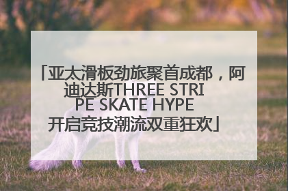 亚太滑板劲旅聚首成都，阿迪达斯THREE STRIPE SKATE HYPE开启竞技潮流双重狂欢
