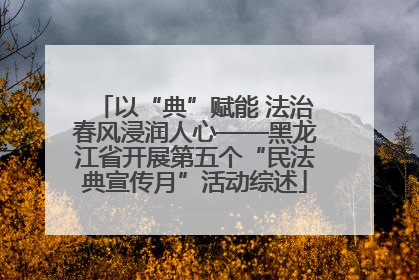 以“典”赋能 法治春风浸润人心——黑龙江省开展第五个“民法典宣传月”活动综述