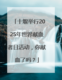 十堰举行2025年世界献血者日活动，你献血了吗？