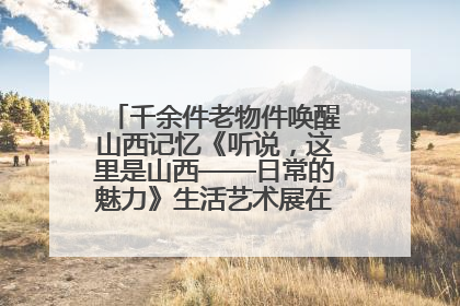 千余件老物件唤醒山西记忆《听说，这里是山西——日常的魅力》生活艺术展在忻州市图书馆开展