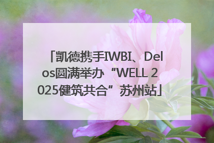 凯德携手IWBI、Delos圆满举办“WELL 2025健筑共合”苏州站