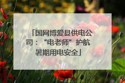国网博爱县供电公司：“电老师”护航暑期用电安全
