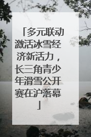 多元联动激活冰雪经济新活力，长三角青少年滑雪公开赛在沪落幕