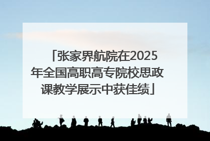 张家界航院在2025年全国高职高专院校思政课教学展示中获佳绩