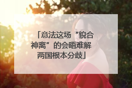 意法这场“貌合神离”的会晤难解两国根本分歧
