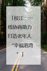 枝江：一线协商助力打造老年人“幸福港湾”
