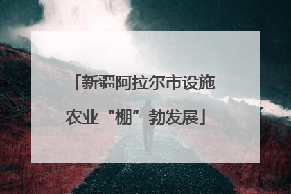 新疆阿拉尔市设施农业“棚”勃发展