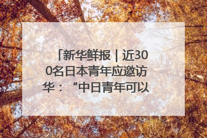 新华鲜报｜近300名日本青年应邀访华：“中日青年可以创造更好的未来”