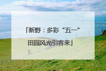 新野：多彩“五一” 田园风光引客来