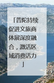 普陀持续促进文旅商体展深度融合，激活区域消费活力