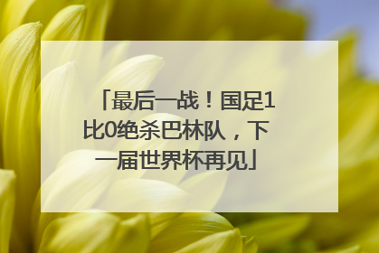 最后一战！国足1比0绝杀巴林队，下一届世界杯再见