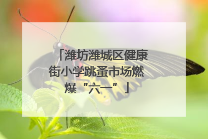 潍坊潍城区健康街小学跳蚤市场燃爆“六一”