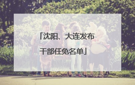 沈阳、大连发布干部任免名单