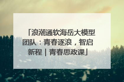 浪潮通软海岳大模型团队：青春逐浪，智启新程｜青春思政课