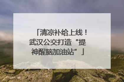 清凉补给上线！武汉公交打造“提神醒脑加油站”