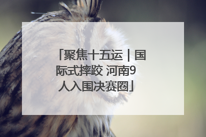 聚焦十五运｜国际式摔跤 河南9人入围决赛圈