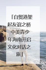 自贸港架起友谊之桥 中美青少年海南开启文化对话之旅