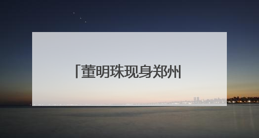 董明珠现身郑州 为了啥？干了啥？