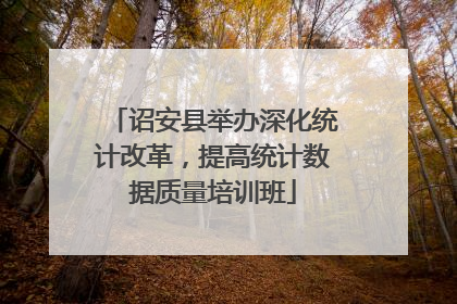 诏安县举办深化统计改革,提高统计数据质量培训班