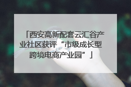 西安高新配套云汇谷产业社区获评“市级成长型跨境电商产业园”