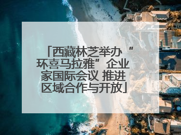 西藏林芝举办“环喜马拉雅”企业家国际会议 推进区域合作与开放