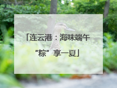 连云港：海味端午 “粽”享一夏