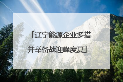 辽宁能源企业多措并举备战迎峰度夏