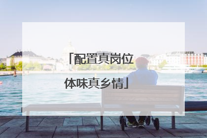 配置真岗位 体味真乡情