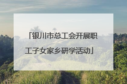 银川市总工会开展职工子女家乡研学活动