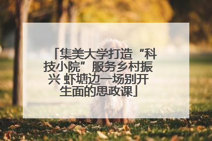 集美大学打造“科技小院”服务乡村振兴 虾塘边一场别开生面的思政课