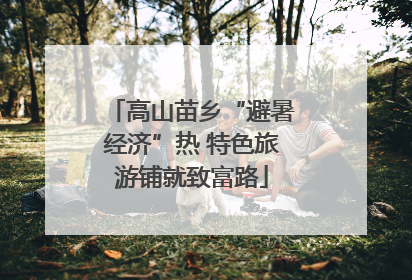高山苗乡“避暑经济”热 特色旅游铺就致富路