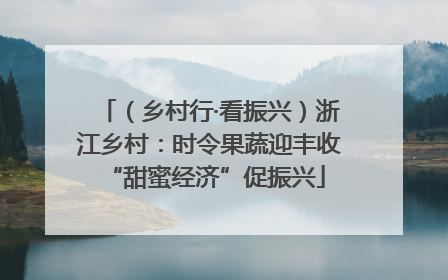 （乡村行·看振兴）浙江乡村：时令果蔬迎丰收 “甜蜜经济”促振兴