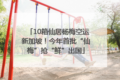10箱仙居杨梅空运新加坡！今年首批“仙梅”抢“鲜”出国