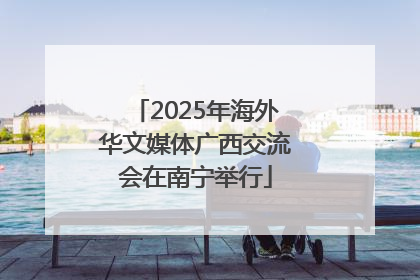 2025年海外华文媒体广西交流会在南宁举行