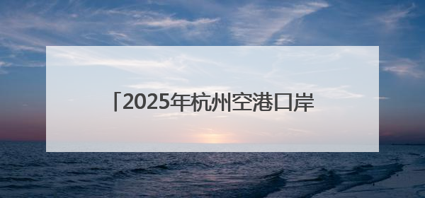 2025年杭州空港口岸国际货运量已突破10万吨 较去年同期提前一周