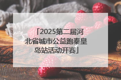 2025第二届河北省城市公益跑秦皇岛站活动开赛